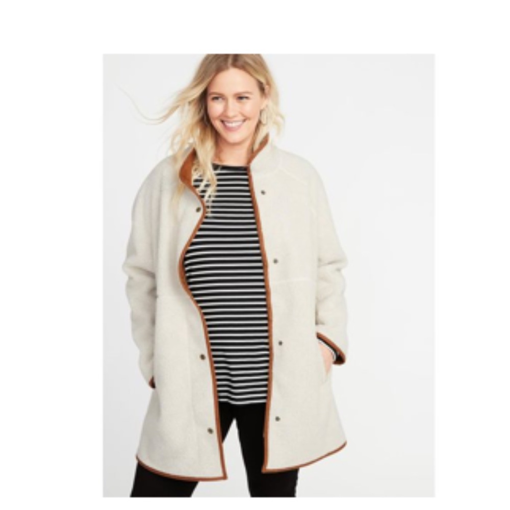 Old Navy Sherpa Jacket - New w/ tags size M